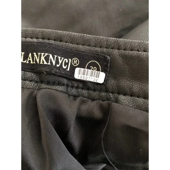 Blank NYC Spend The Night Skirt Mini Faux Leather Black 29 - Picture 9 of 14